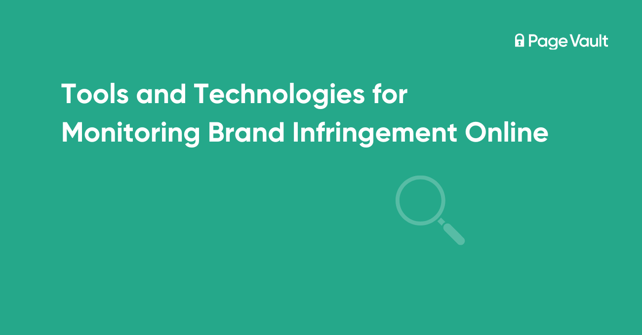 title slide for monitoring brand infringement